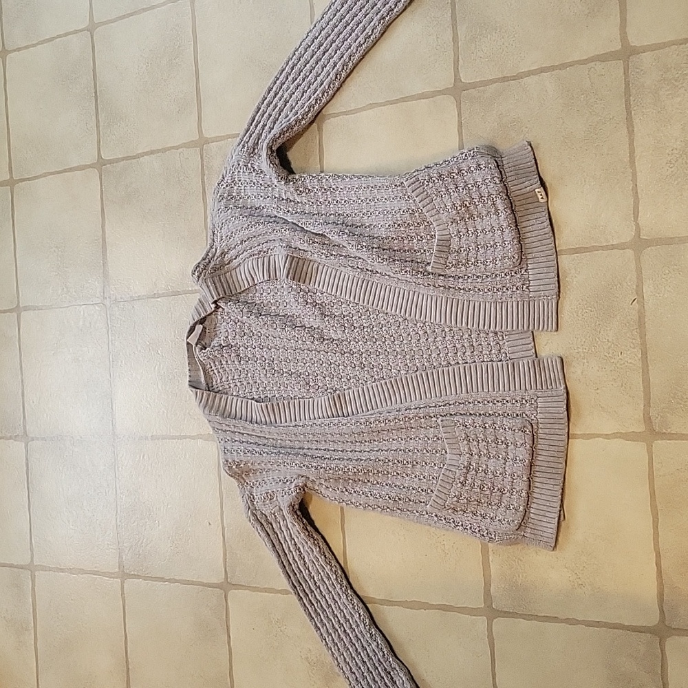 Girls grey cardigan